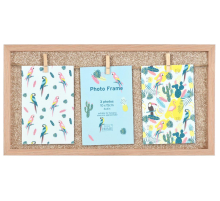 Фоторамка Innova PI01482 Ф/рамка 3 фото, 3x10*15cm Glitter Peg, МДФ (6/390) Б0046339