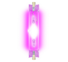 Лампа металлогалогеновая Uniel R7s 150W прозрачная MH-DE-150/PURPLE/R7s 04851