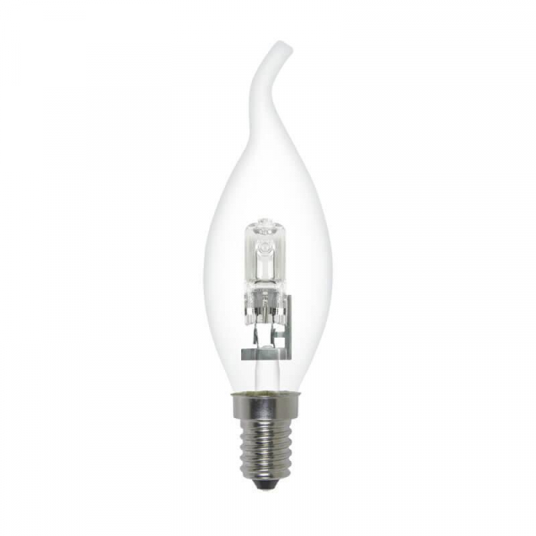 Лампа галогенная Uniel E14 42W прозрачная HCL-42/CL/E14 flame 01079 Лампа галогенная Uniel E14 42W прозрачная HCL-42/CL/E14 flame 01079