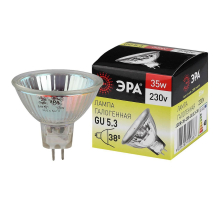 Лампа галогенная ЭРА GU5.3 35W 2700K прозрачная GU5.3-JCDR (MR16) -35W-230V-CL C0027363