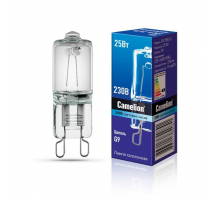 Лампа галогенная Camelion G9 25W CL 3000K 5845