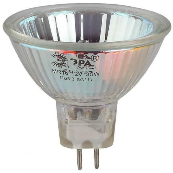 Лампа галогенная ЭРА GU5.3 75W 2700K прозрачная GU5.3-JCDR (MR16) -75W-230V-CL C0027366 Лампа галогенная ЭРА GU5.3 75W 2700K прозрачная GU5.3-JCDR (MR16) -75W-230V-CL C0027366