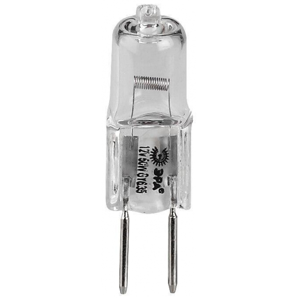 Лампа галогенная ЭРА GY6.35 50W 2700K прозрачная GY6.35-JC-50W-12V C0027372 Лампа галогенная ЭРА GY6.35 50W 2700K прозрачная GY6.35-JC-50W-12V C0027372