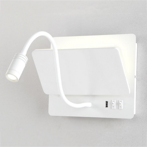 Бра Crystal Lux CLT 226W250USB WH Бра Crystal Lux CLT 226W250USB WH