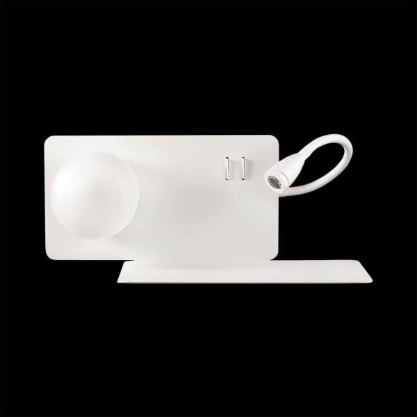 Бра Ideal Lux Book-2 Ap Bianco 174822 Бра Ideal Lux Book-2 Ap Bianco 174822