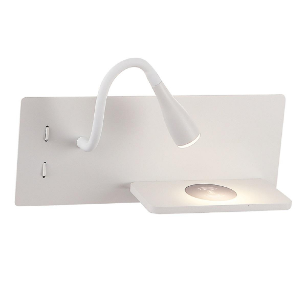 Бра Crystal Lux CLT 217W Qi+USB WH Бра Crystal Lux CLT 217W Qi+USB WH