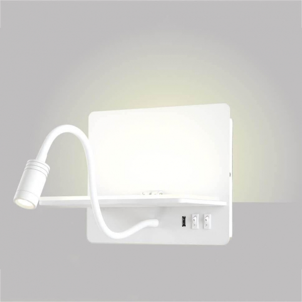 Бра Crystal Lux CLT 226W250USB WH Бра Crystal Lux CLT 226W250USB WH