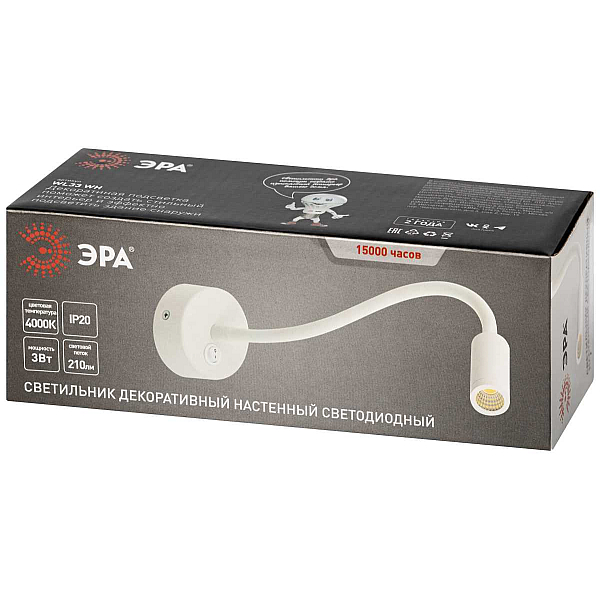 Бра ЭРА WL 33 WH Б0056392