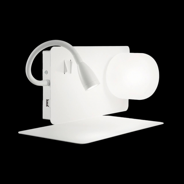 Бра Ideal Lux Book-1 Ap Bianco 174792 Бра Ideal Lux Book-1 Ap Bianco 174792