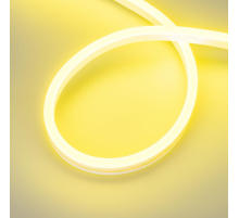 Гибкий неон Arligh 10W/m 120LED/m 2835SMD лимонный желтый 5M AURORA-PS-A120-16x8mm 24V Lemon 036693