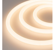 Гибкий неон Arligh 8,6W/m 560LED/m CSPSMD теплый белый 5M MOONLIGHT-TOP-X560-D13mm 24V Warm2700 360deg 039552