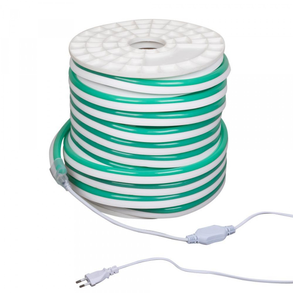 Гибкий неон Arlight 8W/m 108LED/m 2835SMD зеленый 50M ARL-Neon-2615GH-Side 230V Green 030860 Гибкий неон Arlight 8W/m 108LED/m 2835SMD зеленый 50M ARL-Neon-2615GH-Side 230V Green 030860