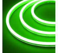 Гибкий неон Arlight 8W/m 140LED/m 2835SMD зеленый 5M Moonlight-Side-A140-12x17mm 24V Green 038800