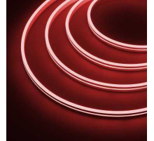 Гибкий неон Arlight 7,2W/m 168Led/m 2835SMD красный 5M Moonlight-Side-A168-4x10mm 24V Red 038313