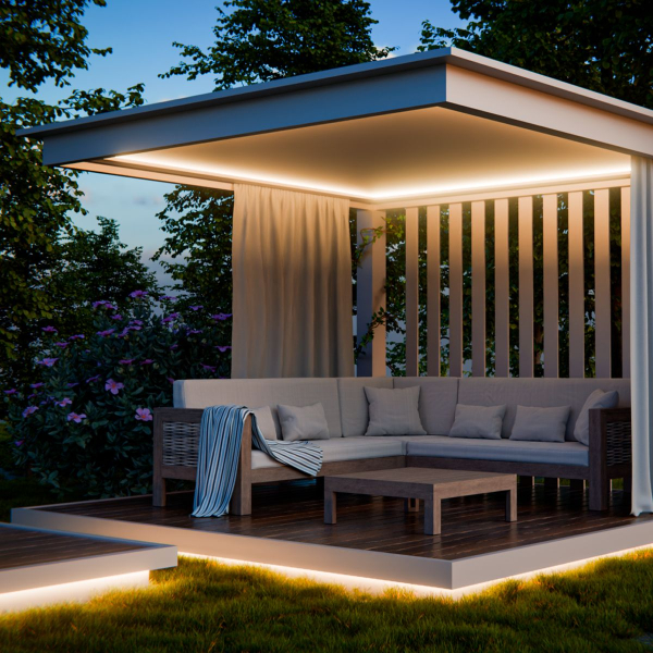 Светодиодный неон Apeyron 10W/m 120LED/m 2835SMD теплый белый 5M 17-300