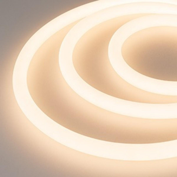 Гибкий неон Arligh 8,6W/m 560LED/m CSPSMD теплый белый 5M MOONLIGHT-TOP-X560-D13mm 24V Warm2300 360deg 039553 Гибкий неон Arligh 8,6W/m 560LED/m CSPSMD теплый белый 5M MOONLIGHT-TOP-X560-D13mm 24V Warm2300 360deg 039553