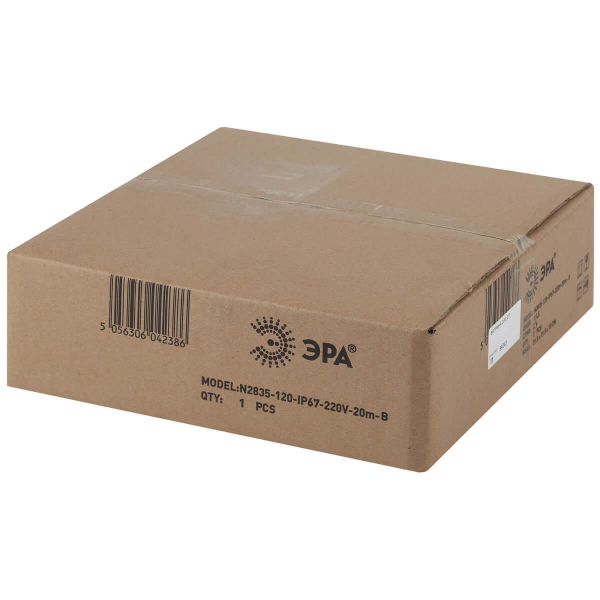 Гибкий неон ЭРА 2835SMD синий 20M N2835-120-IP67-220V-20m-B Б0043075 Гибкий неон ЭРА 2835SMD синий 20M N2835-120-IP67-220V-20m-B Б0043075