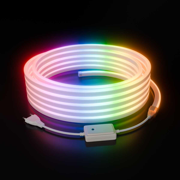 Комплект светодиодного НЕОНа Apeyron 220В, 6Вт/м, RGB, smd5050, 80д/м, 10*18мм, 10м, IP65 (контроллер, заглушка, крепеж - 10шт) 10-108 Комплект светодиодного НЕОНа Apeyron 220В, 6Вт/м, RGB, smd5050, 80д/м, 10*18мм, 10м, IP65 (контроллер, заглушка, крепеж - 10шт) 10-108