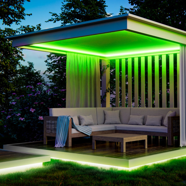 Светодиодный неон Apeyron 10W/m 120LED/m 2835SMD зеленый 5M 17-306