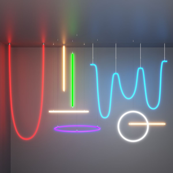 Гибкий неон Maytoni 17,2W/m 384LED/m 2835+2016LED/m 1313SMD дневной белый + RGB 5М 20305