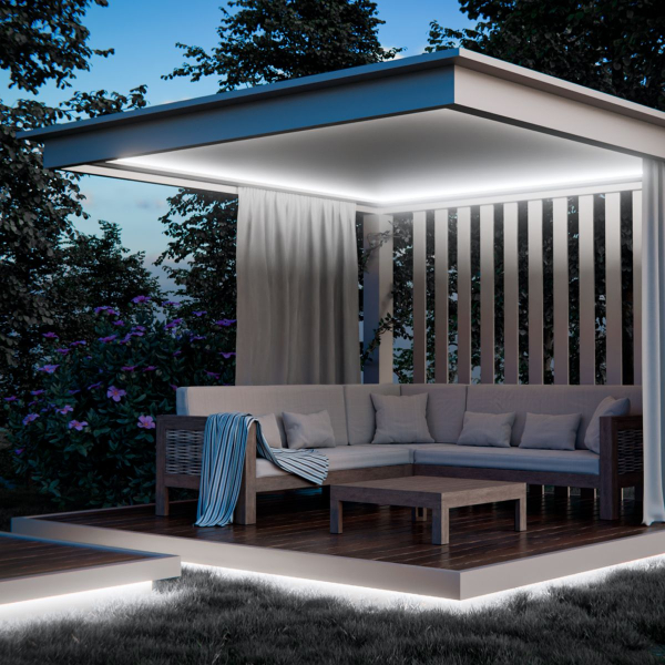 Светодиодный неон Apeyron 10W/m 120LED/m 2835SMD холодный белый 10M 17-309