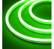 Гибкий неон Arlight 8W/m 120LED/m 3528SMD зеленый 5M ARL-Moonlight-1712-Side 24V Green 031021