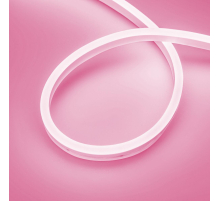 Гибкий неон Arligh 10W/m 120LED/m 2835SMD розовый 5M AURORA-PS-A120-16x8mm 24V Pink 036689