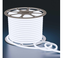 Светодиодный неон Apeyron 220В, 6Вт/м, 300лм/м, 6500К (х/б), smd 2835, 144д/м, круглый, d=14мм, 50м, IP66 17-59