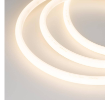 Гибкий неон Arlight 11W/m 144LED/m 2835SMD теплый белый 5M ARL-Moonlight-1516-Dome 24V Warm 027955