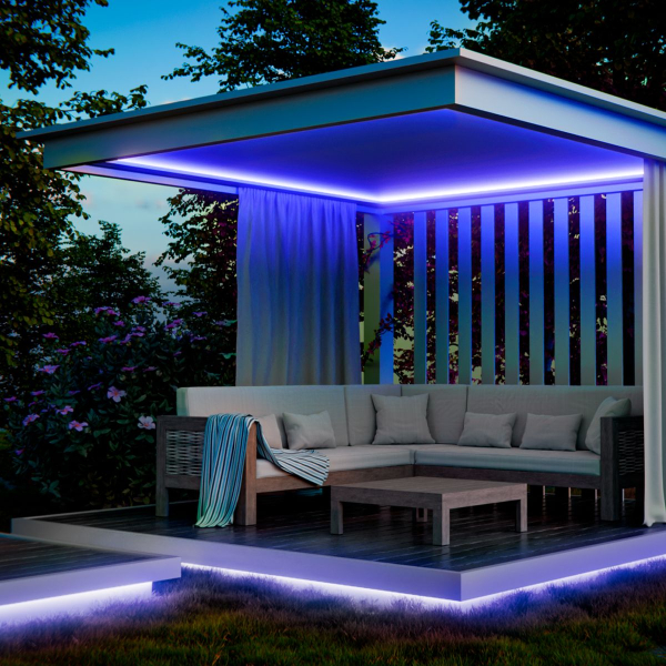 Светодиодный неон Apeyron 10W/m 120LED/m 2835SMD синий 5M 17-303