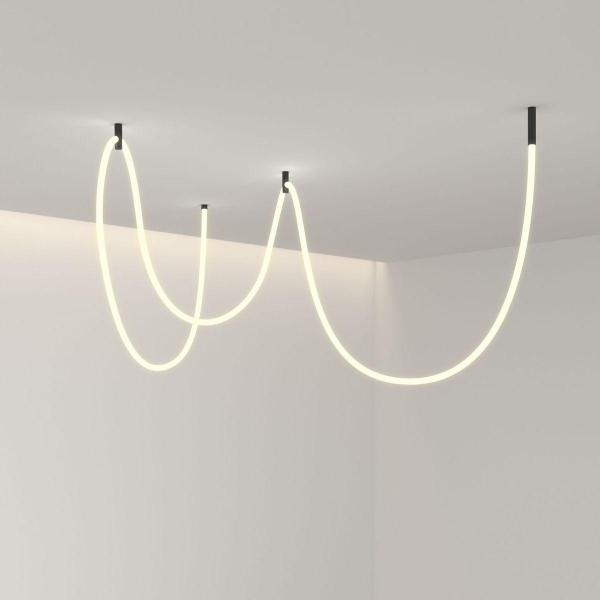 Гибкий неон Elektrostandard 12W/m 336LED/m 2835SMD Full light круглый теплый белый 8M a065974