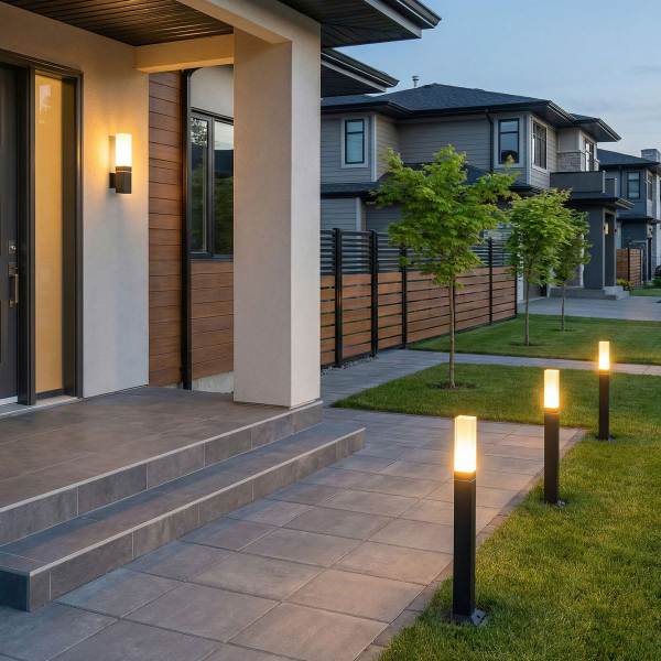 Ландшафтный светодиодный светильник Elektrostandarda 1537 TECHNO LED 3000K чёрный a072069