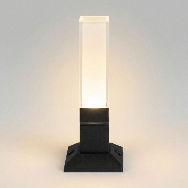 Ландшафтный светодиодный светильник Elektrostandarda 1536 TECHNO LED 3000K чёрный 072068