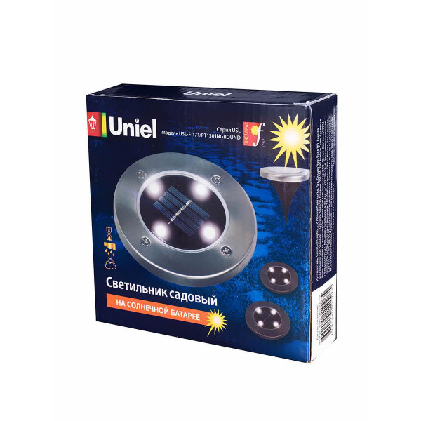 Светильник на солнечных батареях Uniel Functional USL-F-171/PT130 Inground UL-00004274 Светильник на солнечных батареях Uniel Functional USL-F-171/PT130 Inground UL-00004274