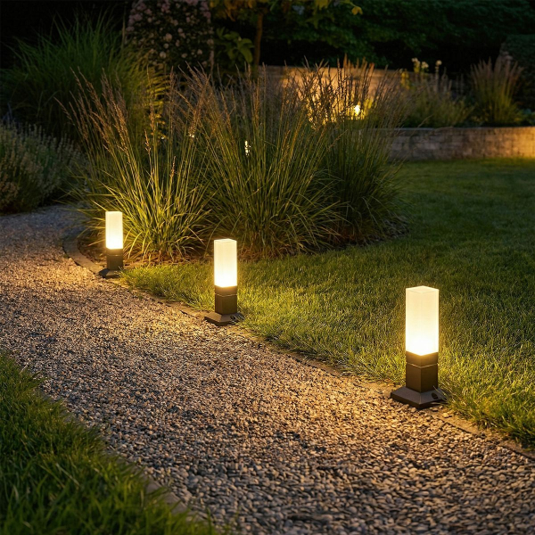 Ландшафтный светодиодный светильник Elektrostandarda 1536 TECHNO LED 3000K чёрный 072068