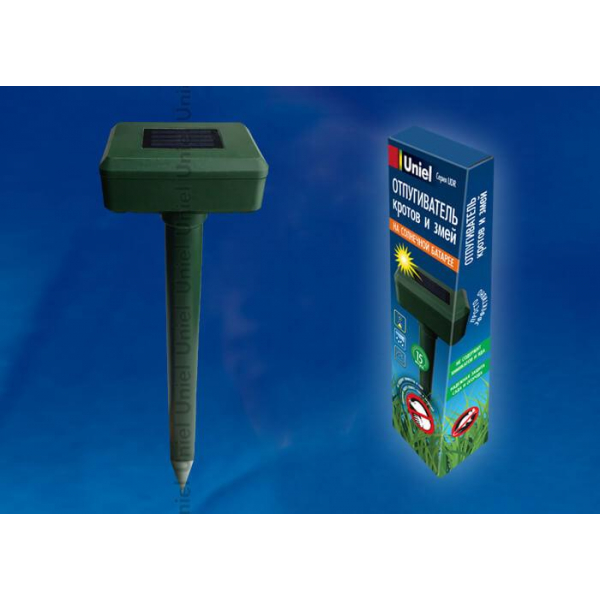 Отпугиватель кротов и змей Uniel UDR-S50 Sol Green UL-00000854 Отпугиватель кротов и змей Uniel UDR-S50 Sol Green UL-00000854