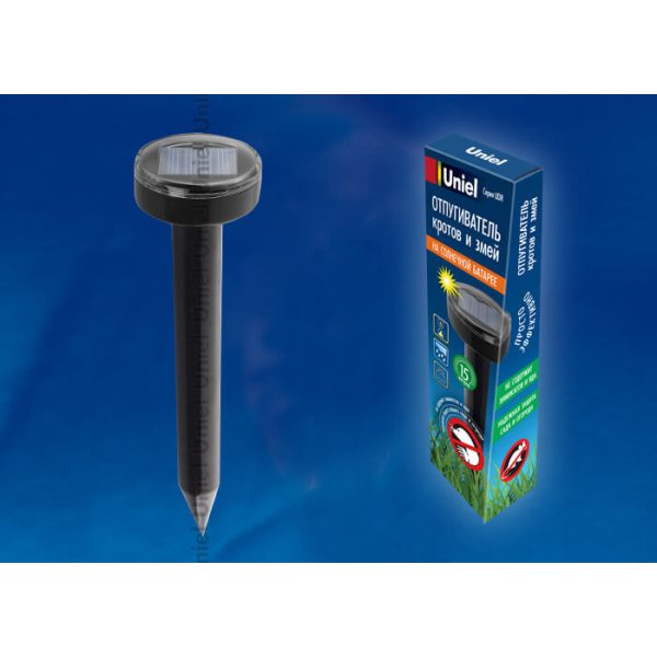 Отпугиватель кротов и змей Uniel UDR-S20 Sol Black UL-00000852