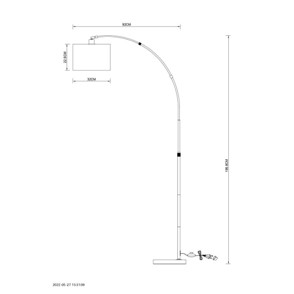 Торшер Arte Lamp Paolo A4060PN-1CC Торшер Arte Lamp Paolo A4060PN-1CC