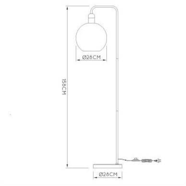 Торшер Lucide Julius 34738/01/65