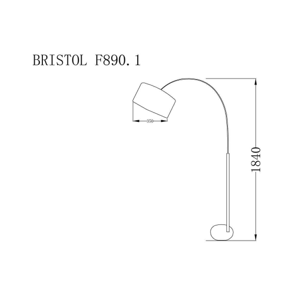 Торшер Lucia Tucci Bristol F890.1 Торшер Lucia Tucci Bristol F890.1