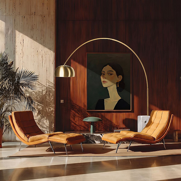 Торшер Loft IT Arco 5000 Gold