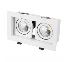 Встраиваемый светодиодный светильник Arlight CL-Kardan-S180x102-2x9W Day 024138
