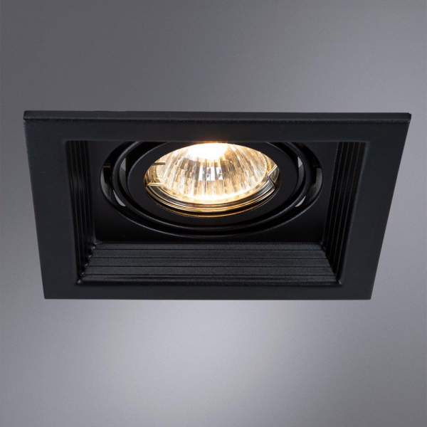 Встраиваемый светильник Arte Lamp Canis A6661PL-1BK Встраиваемый светильник Arte Lamp Canis A6661PL-1BK