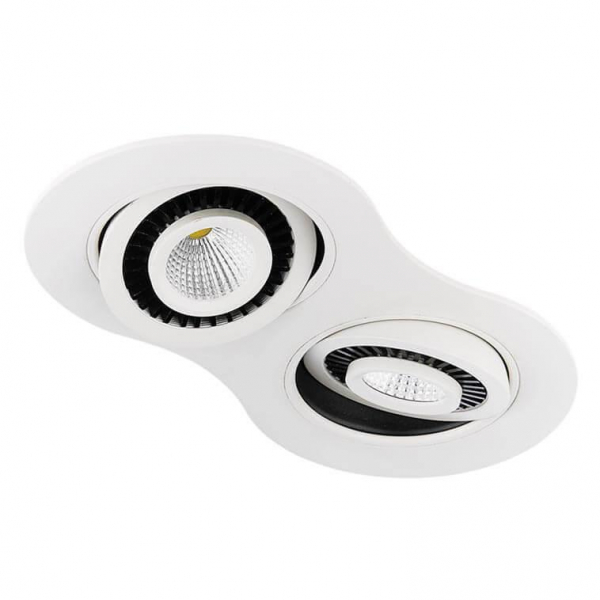 Встраиваемый светодиодный светильник Ambrella light Techno Led S505/2 W Встраиваемый светодиодный светильник Ambrella light Techno Led S505/2 W