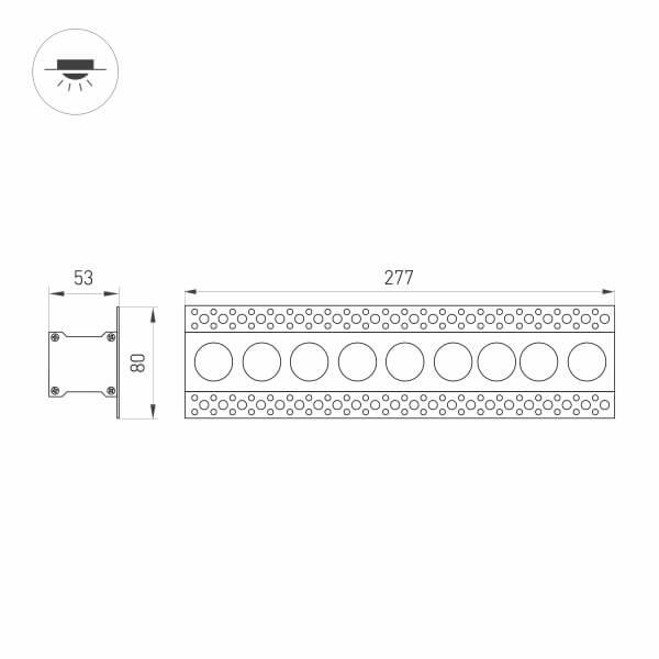 Встраиваемый светодиодный светильник Arlight MS-Orient-Built-Trimless-TC-S38x277-20W Day4000 032226 Встраиваемый светодиодный светильник Arlight MS-Orient-Built-Trimless-TC-S38x277-20W Day4000 032226