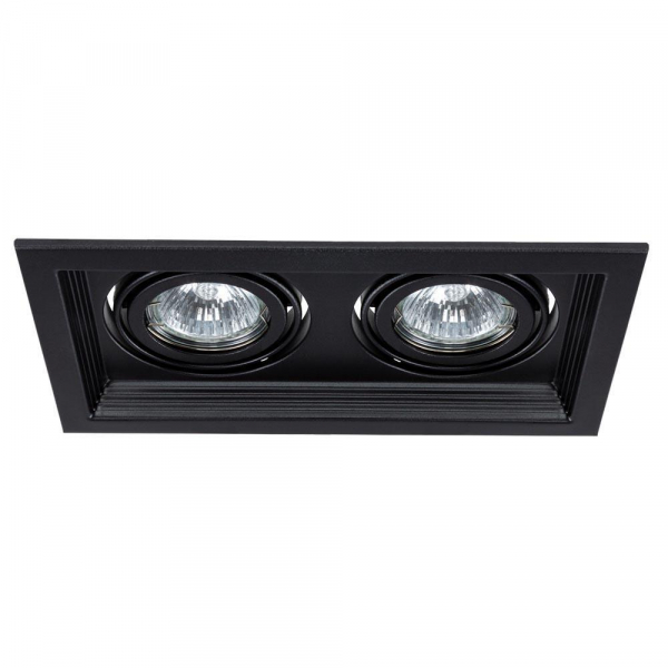 Встраиваемый светильник Arte Lamp Canis A6661PL-2BK Встраиваемый светильник Arte Lamp Canis A6661PL-2BK