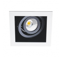 Встраиваемый светодиодный светильник Italline DL 3014 white/black