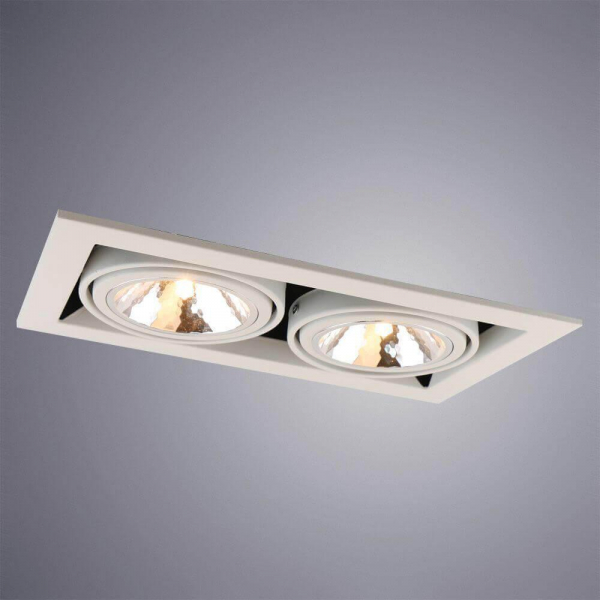 Встраиваемый светильник Arte Lamp Cardani Semplice A5949PL-2WH Встраиваемый светильник Arte Lamp Cardani Semplice A5949PL-2WH
