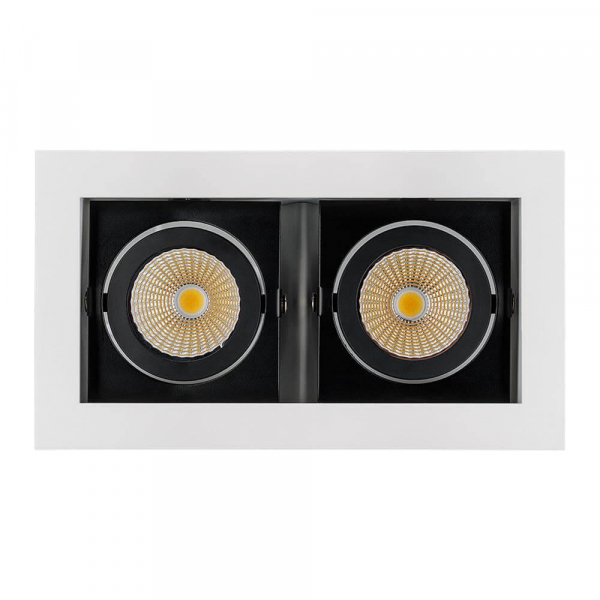 Встраиваемый светодиодный светильник Arlight CL-Kardan-S180x102-2x9W Day 024129 Встраиваемый светодиодный светильник Arlight CL-Kardan-S180x102-2x9W Day 024129