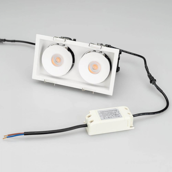 Встраиваемый светодиодный светильник Arlight CL-Simple-S148x80-2x9W Day4000 028150 Встраиваемый светодиодный светильник Arlight CL-Simple-S148x80-2x9W Day4000 028150